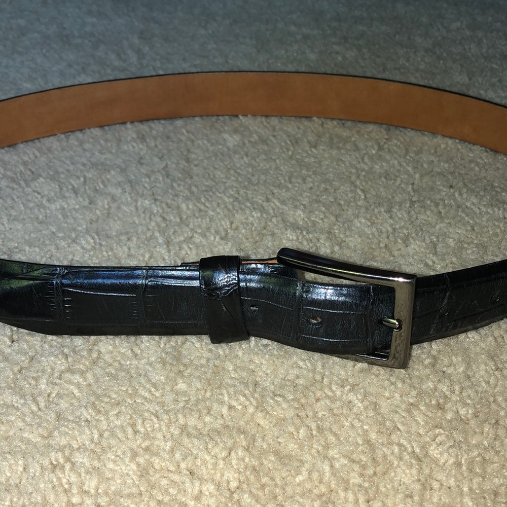 Men's Remo Tulliani Calfskin Leather Belt Sz 38